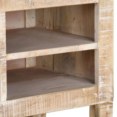 vidaXL TV Cabinet 43.3"x13.8"x18.1" Solid Mango Wood