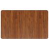 vidaXL Workbench Dark Brown 39.4"x23.6"x(28.1"-38.6") Solid Wood Oak Rectangular