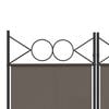 vidaXL 6-Panel Room Divider Anthracite 94.5"x78.7" Fabric