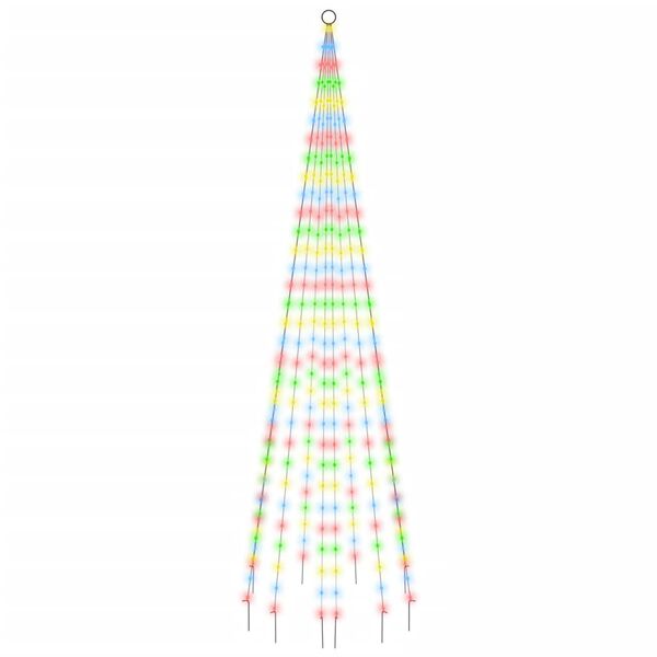 vidaXL Christmas Tree Multicolor Copper 118.1 in x 39.4 in