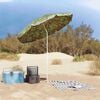 vidaXL Beach Parasol Camouflage 161 x 193 cm Polyester