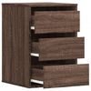 vidaXL Chest of Drawers Brown Oak Engineered Wood Small Chest of Drawers