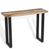 vidaXL Console Table Teak 39.4"x13.8"x29.5"