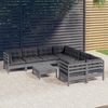 vidaXL Garden Lounge Set Grey, Anthracite