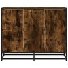 vidaXL Sideboard Smoked Oak Engineered wood 37 x 13.8 x 29.9 in