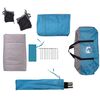 vidaXL Camping Tent Cabin 4-Person Blue Waterproof