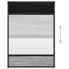 vidaXL Window Screen Anthracite frame, Black mesh, White shade