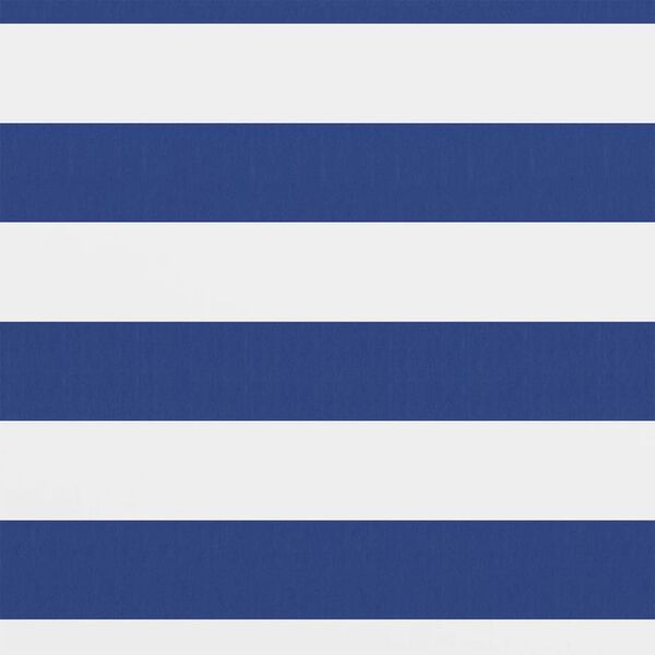 vidaXL Balcony Screen White and Blue 29.5x157.5" Oxford Fabric