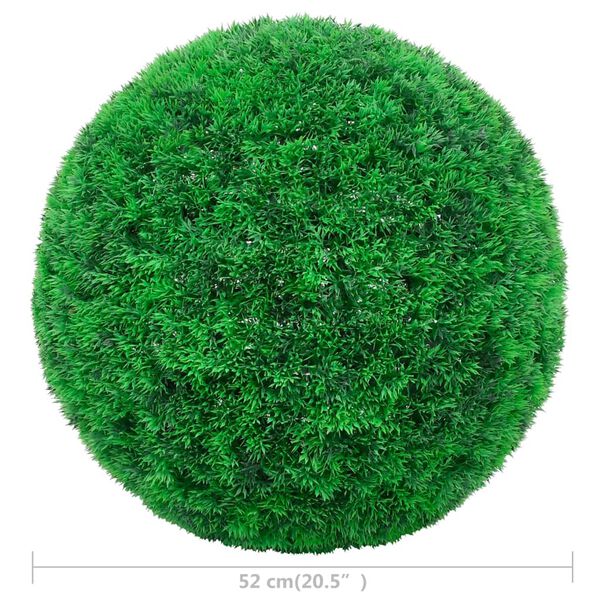 vidaXL Artificial Boxwood Ball Mixed Green Polyethylene Medium