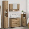 vidaXL Bathroom Furniture Set 4 pcs artisan oak Engineered wood
