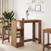 vidaXL Bar Table Artisan Oak Engineered Wood Large Bar Table