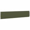 vidaXL Lawn Edgings 10 pcs Olive Green 7.9x40.6" Cold-rolled Steel