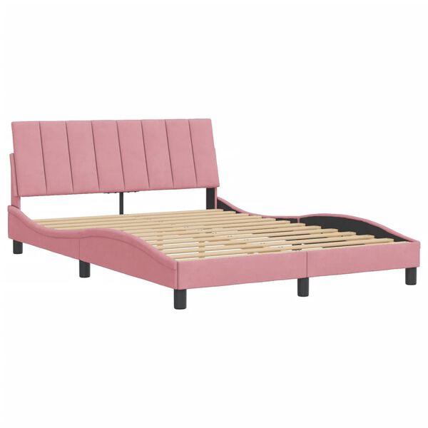 vidaXL Bed Frame Pink
