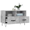vidaXL TV Cabinet Concrete Gray Engineered Wood 31.5 x 14.2 x 19.7 in