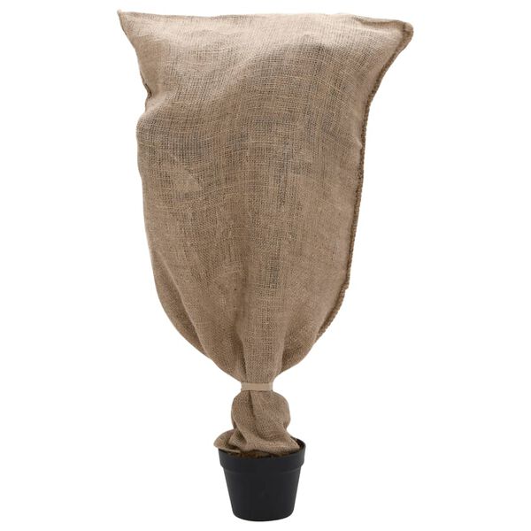 vidaXL Jute Sacks 10 pcs 23.6x41.3" 100% Jute 220 gsm