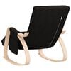 vidaXL Rocking Chair Black