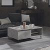 vidaXL Coffee Table Concrete grey Engineered wood and metal