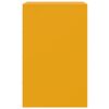 vidaXL Bedside Cabinet Mustard Yellow Cold-rolled Steel Standard