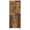 vidaXL Highboard Old Wood 27.36 x 13.39 x 70.87 in Engineered Wood