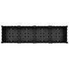 vidaXL Raised Bed Black Polypropylene 63.0 x 15.7 x 28.0 in Raised Bed