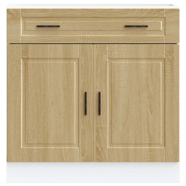 vidaXL Kitchen Base Cabinet Sonoma oak Engineered wood Medium