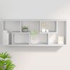 vidaXL Wall Shelf White 14.2x6.3x35.4" Engineered Wood