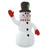 vidaXL Inflatable Snowman Multicolor Oxford Fabric with PU Coating Medium