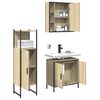 vidaXL Bathroom Cabinet Set Sonoma oak