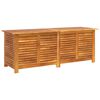 vidaXL Garden Storage Box Natural Solid Acacia wood 59.1 x 19.7 x 22.0 in