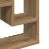 vidaXL Wall Shelf Artisan Oak 14.2"x6.3"x35.4" Engineered Wood