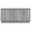 vidaXL TV Cabinet Grey Sonoma 39.37 x 14.96 x 19.29 in Engineered Wood