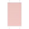 vidaXL Pleated Blind Pink 100% Polyester 75 x 150 in Adjusts for Comfort