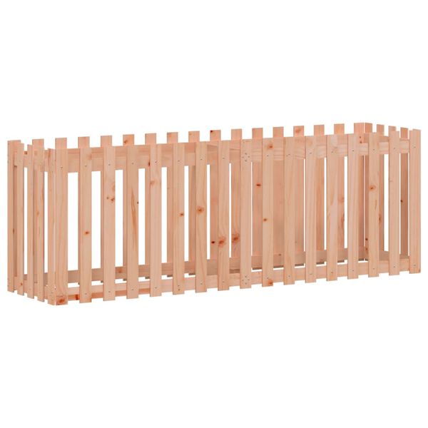 vidaXL Garden Raised Bed Natural wood Solid Douglas wood 78.7x19.7x27.6 in