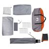 vidaXL Family Tent Dome 6-Person Grey and Orange Waterproof
