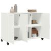 vidaXL Sideboard White Cold-rolled steel 39.6 x 15.4 x 28.3 in Sideboard
