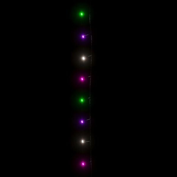 vidaXL LED String Pastel multicolor PVC, Copper Long Lights LED String