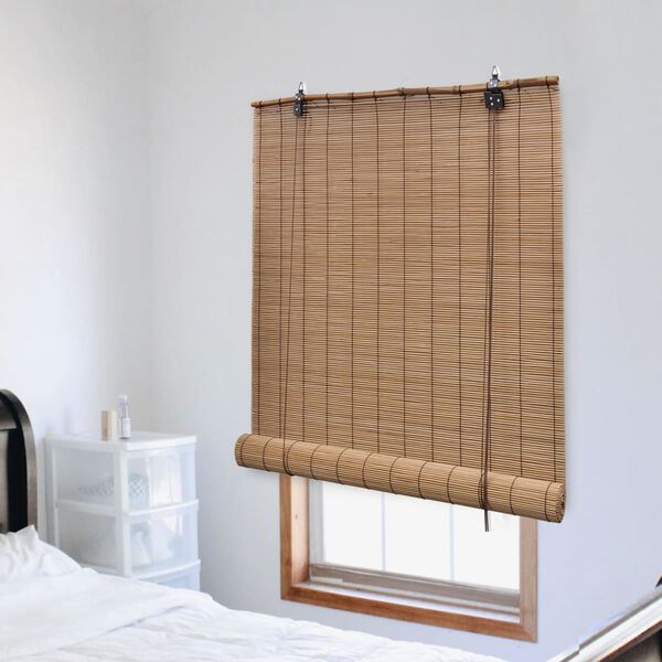 vidaXL Roller Blind Bamboo 31.5"x86.6" Brown