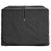 vidaXL Garden Cushion Storage Bag Set of 2 Black Polyethylene