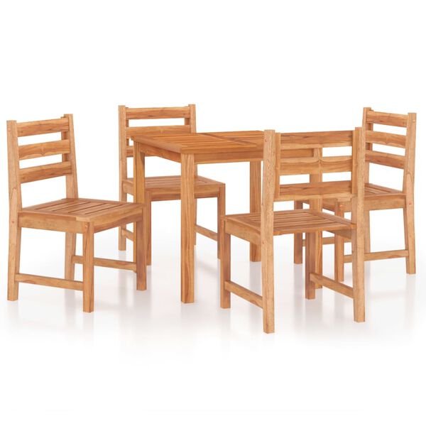 vidaXL Garden Dining Set Teak Solid teak wood Medium