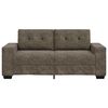 vidaXL Loveseat Sofa with Cushion Dark gray Artificial Leather