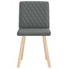 vidaXL Dining Chair Set of 2 Dark Grey