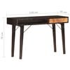 vidaXL Console Table Black and brown Solid reclaimed wood, MDF
