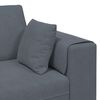 vidaXL Sofa with Cushion Dark Grey 98.43 x 30.31 x 29.92 in Velvet