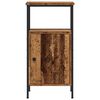 vidaXL Bedside Cabinet Old wood Engineered wood, metal 16.1x12.2x31.5 in
