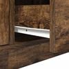 vidaXL TV Cabinet Smoked Oak Engineered Wood Large Stylish Rectangular