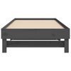vidaXL Day Bed Grey Solid pine wood Double size Convertible