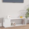 vidaXL TV Cabinet High Gloss White Engineered Wood TV Cabinet