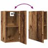 vidaXL TV Cabinet Set Wall-mounted 8 pcs Old Wood Engineered Wood