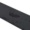 vidaXL Rubber Edge For Snow Plow Black Styrene-butadiene rubber