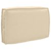 vidaXL Cushion Beige 23.62 x 15.75 x 4.72 in Oxford Fabric